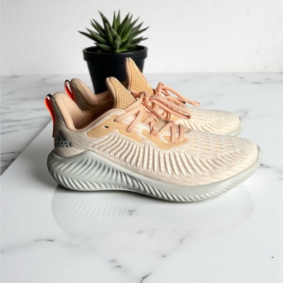 Adidas Women’s Bounce Plus Running Shoes Light‎ Orange Size 10 - Picture 5 of 8